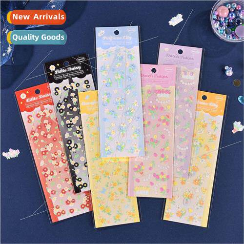 Guca stickers spring field flower flower series ins rose las