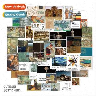 50 Vintage Stamp Art s ggage Helmet Laptop Kids Scooter Mug