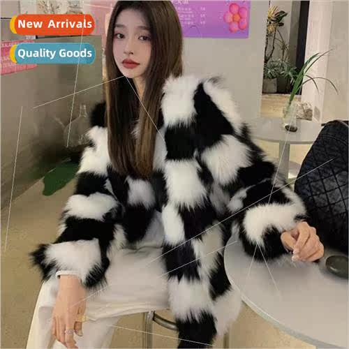 Haining 2023 fall and winter new checkerboard checkerboard i