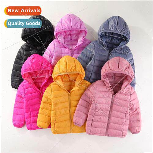 2023 new childrens baby down cotton clothes cotton jacket bo