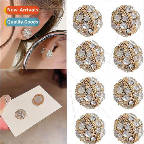 Japan and Korea wind super flash rhinestone magnet suction e