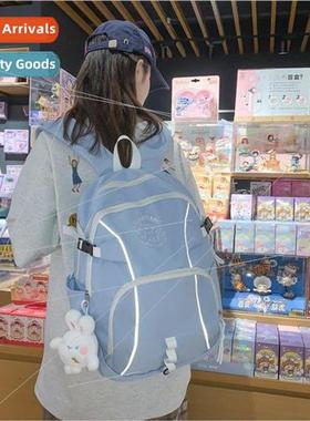 Summer ins cute schoolbag female new college wind large capa