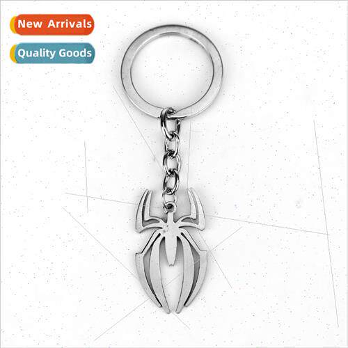 Movie  Avengers Spider-Man keychain stainless steel key ring