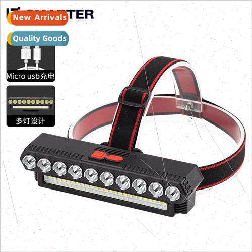New night fishing headlamp outdoor strong light multiple LED
