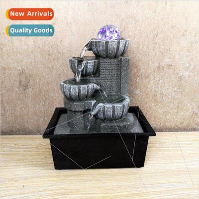 mple resin fountain about geometric flowing fountain furnish