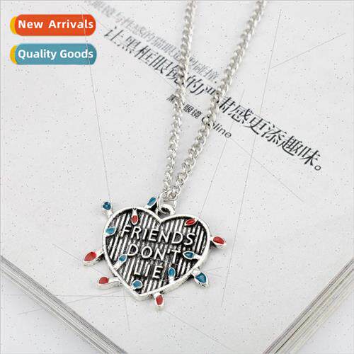 Movie and TV Stranger Things Love Jewelry Necklace FRIENDS D