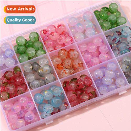 Glass Halo Sprinkles Abacus Beads DIY Handmade Beads Loose B