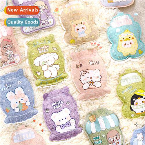 Students cartoon plush hot water bag cute mini portable irri