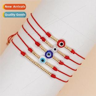 rice beads superior retro lig bracelet golden fine New very