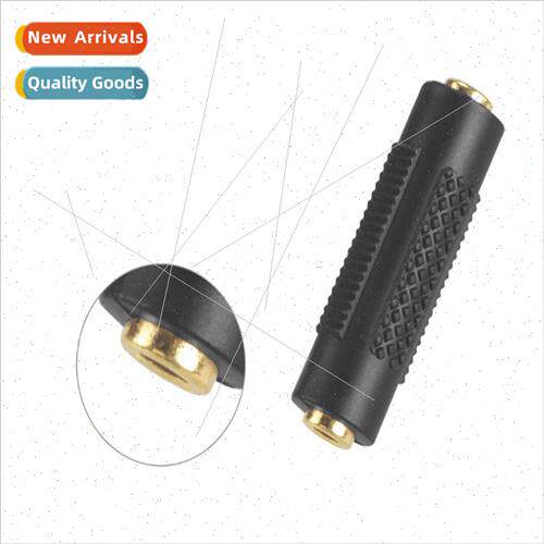 Gold-plated 3.5 plug female to female con stereo audio dual-