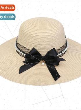 Shade sunscreen straw hat female summer beach seaside outing