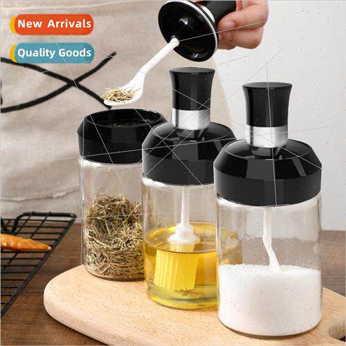 Moisture-proof spice box glass household combination spice b