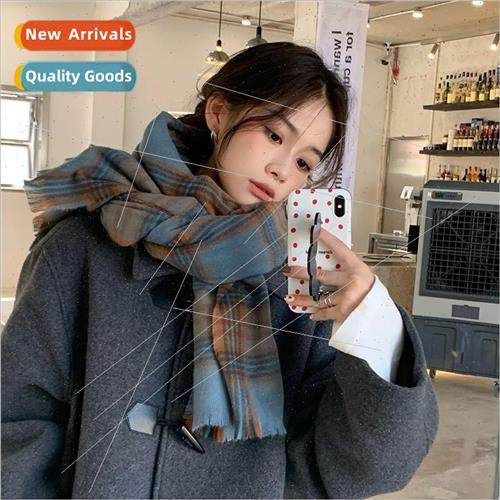 Korean  of the winter  of the hopscotch plaid new scarf warm