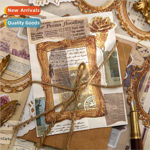 Dream corridor series material paper retro photo frame textu