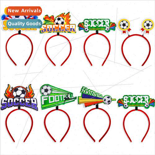 New soccer hair bands bar soccer theme party decoration head
