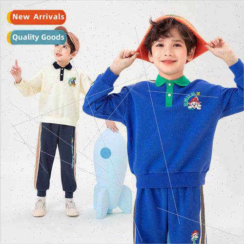 Woof Woof Boys Sports Suit 2023 Spring Polo Shirt Pants 2 Pi