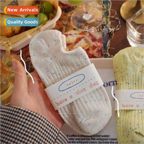 Summer socks female Japanese cute short hops boat socks fema