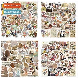 stickers literary pattern graffiti retro waterproof lug