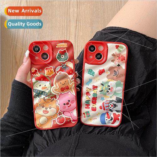 New Years  cartoon cute animals 适用 iPhone 14 wave pattern