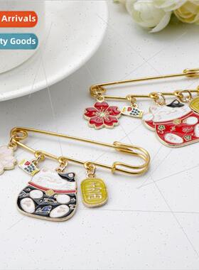 Japanese cute cartoon oil drop 适用tune cat carp flag cherry