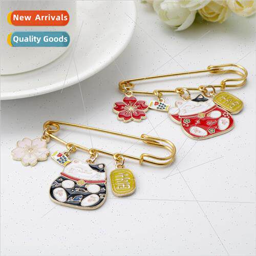 Japanese cute cartoon oil drop 适用tune cat carp flag cherry