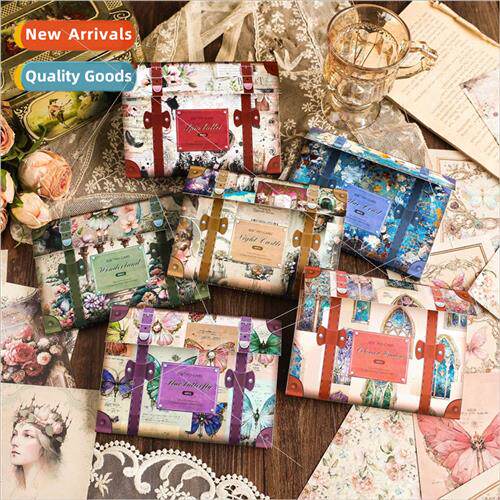 ke a dream series material paper  vintage characters flower