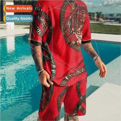 2022 Summer Short Sleeve T-shirt Shirt 3D Digital Printing S