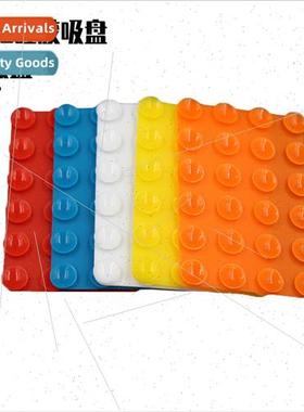 24 Pieces Odorless Rectangle ngle de licone Suction Cup Card