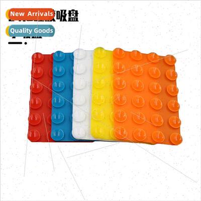 24 Pieces Odorless Rectangle ngle de licone Suction Cup Card