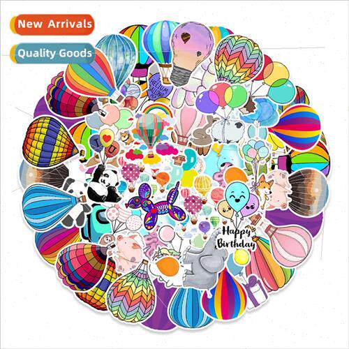 50 Balloon Doodle Stickers ggage Cell Phone Computer Skatebo