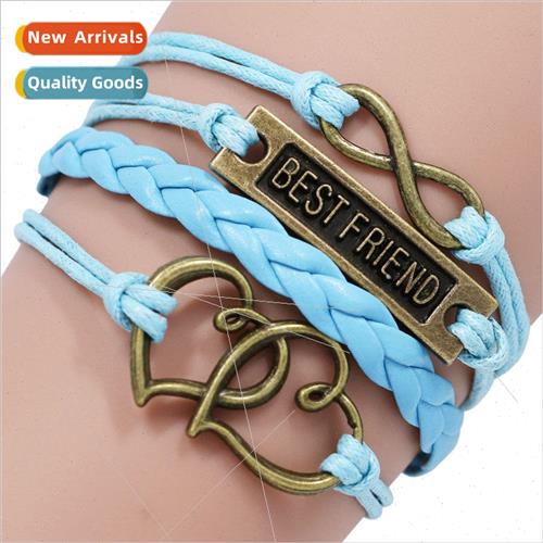 Classic BestFriend Multi-Layer Bracelet Ancient Green Heart