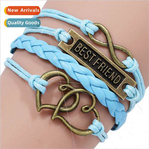 Classic BestFriend Multi-Layer Bracelet Ancient Green Heart
