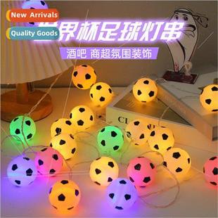 2022 World Cup LED soccer ball light string bar theme decora