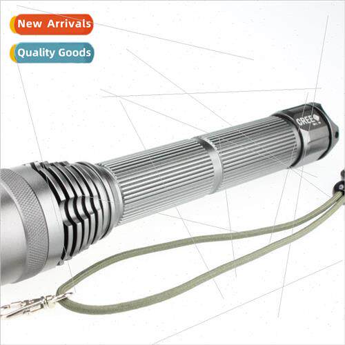 Two sections 26650 strong light flashlight 18650 rechargeabl