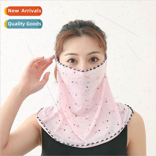 New ice silk large mask summer female neck guard sunshade cy