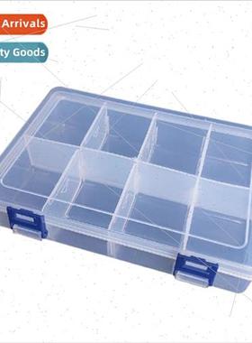 Large 8-compartment detachable plastic storage box parts com