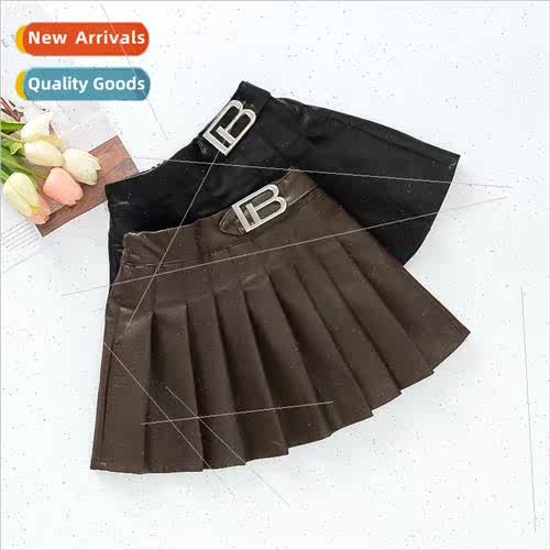 American spring and fall high-waisted pleated skirt womens b