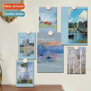 Monet Oil Painting A10 Monet World Decorative Cards Wall Pos