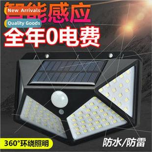 Wall ght Home Body Waterproof Solar Set Contr Sensor