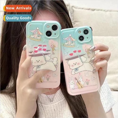 ins Korean  dog wine glass Apple 14ProMax dorky Apple 13/12