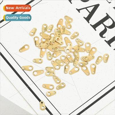 Copper plating 18K gold necklace bracelet double holes closi