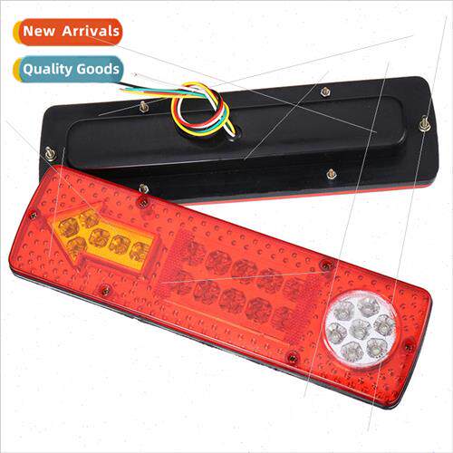 A mounted 12V LED trailer car rear end brake stop turn signa
