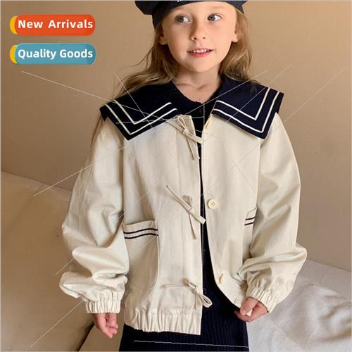 Korean  of the childrens clothing girls college  fall jacket