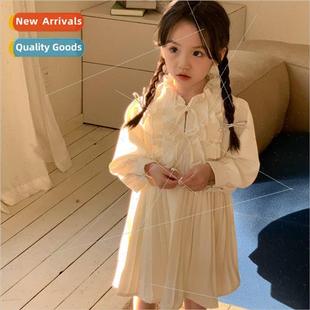 and fall long new sleev 2024 spring 适用eign Childrens girls