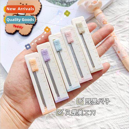 Art knife ruler 2-in-1 multifunctional paper cutter unpackin