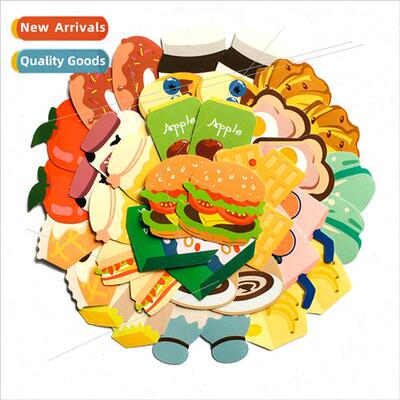 Cartoon food 40 pcs of stickers burger delicious juice lugga