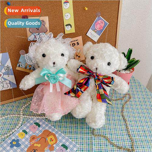 Cute bear plush toy bag 2022 new Japanese soft girl womens b