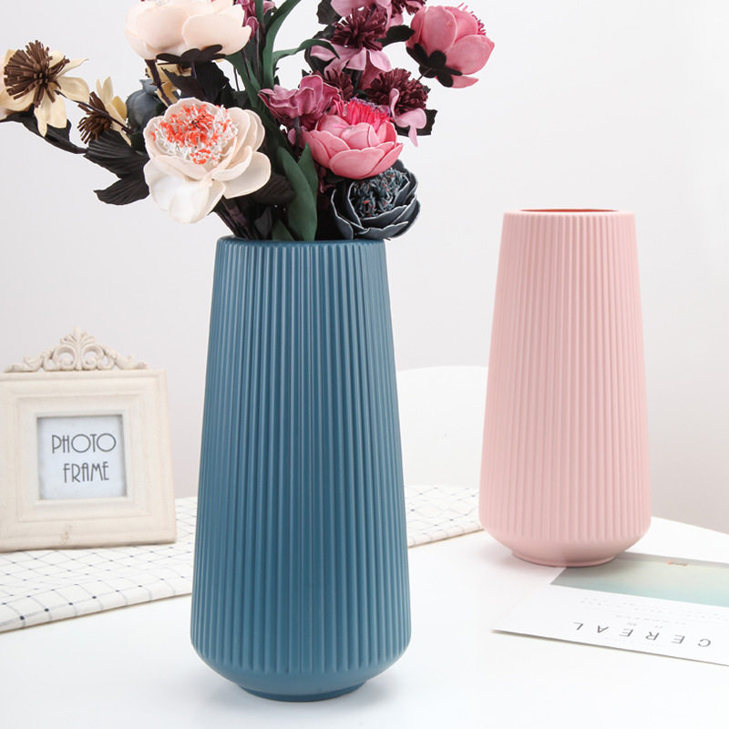 大号简约塑料花瓶干湿花插花容器