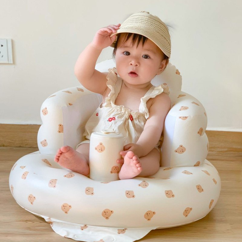 8-12月宝宝便携式充气学座椅