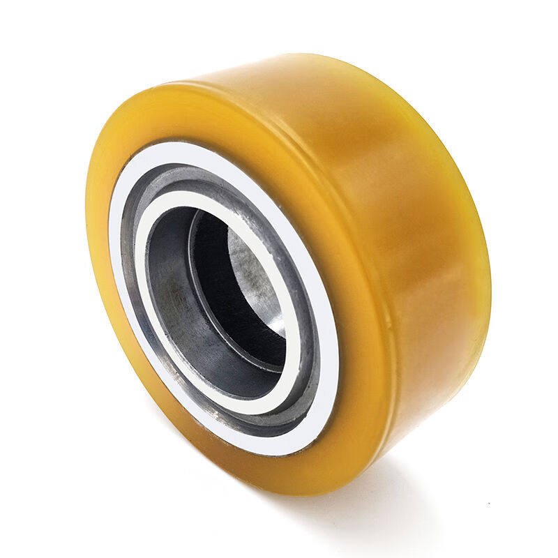 叉车轮子驱动稳定轮全堆高车平衡承重轮平衡轮115x55